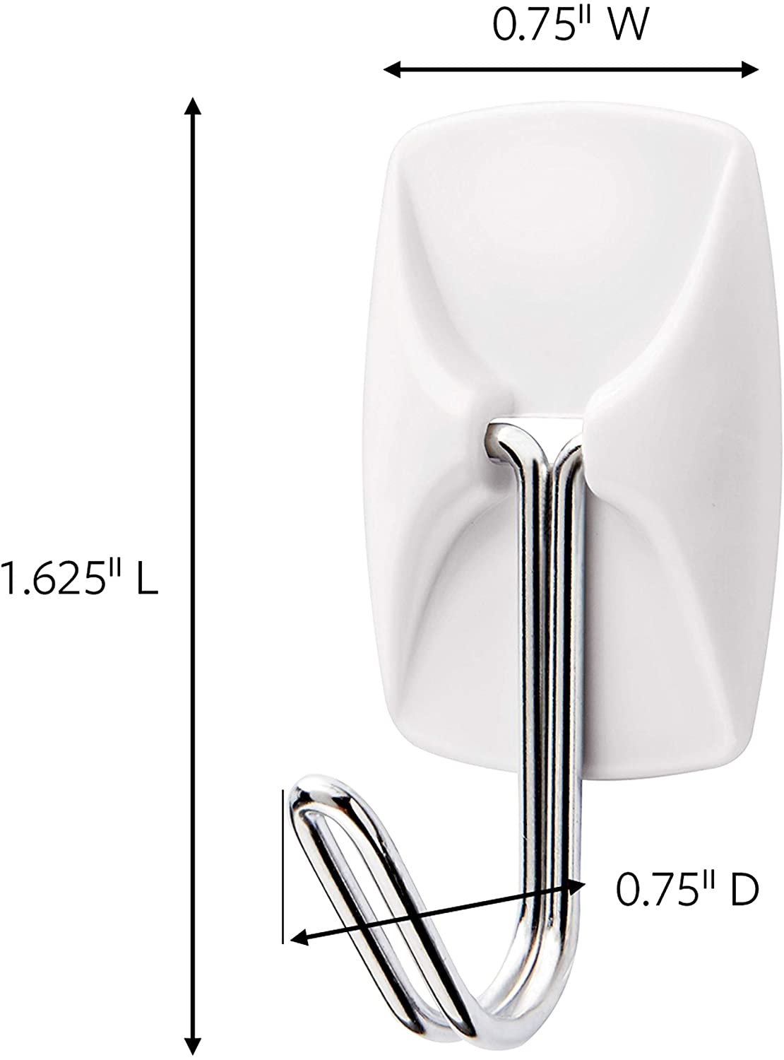 Command Small Wire Hooks Mega Pack. White. 28-Hooks. 32-Strips. Organize Damage-Free