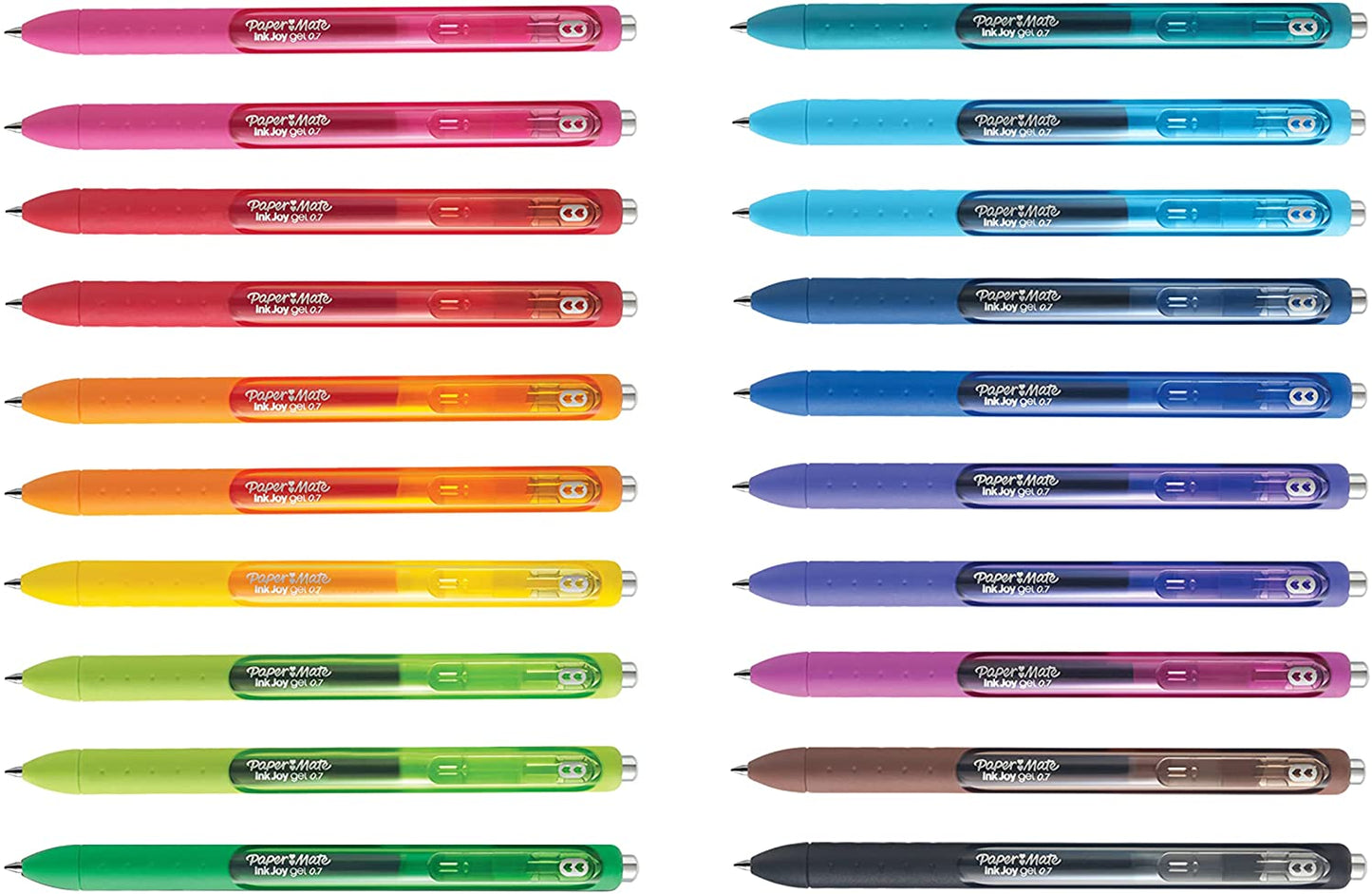 Paper Mate InkJoy Pens, Gel Pens, Medium Point (0.7mm), Assorted, 20 Count