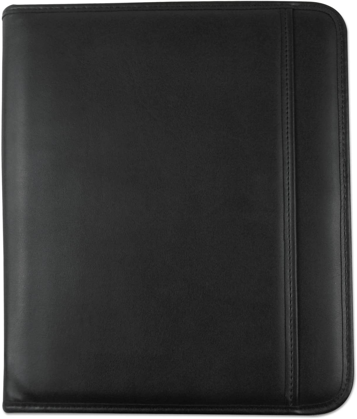 UNV32665 - Leather Textured Zippered PadFolio with Tablet Pocket