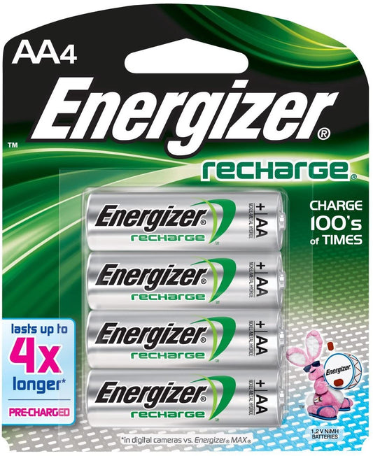 Energizer Rechargeable AA NiMH Batteries