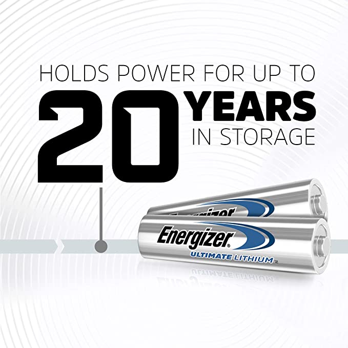 Energizer AAA Lithium Batteries. (Pack of 4)