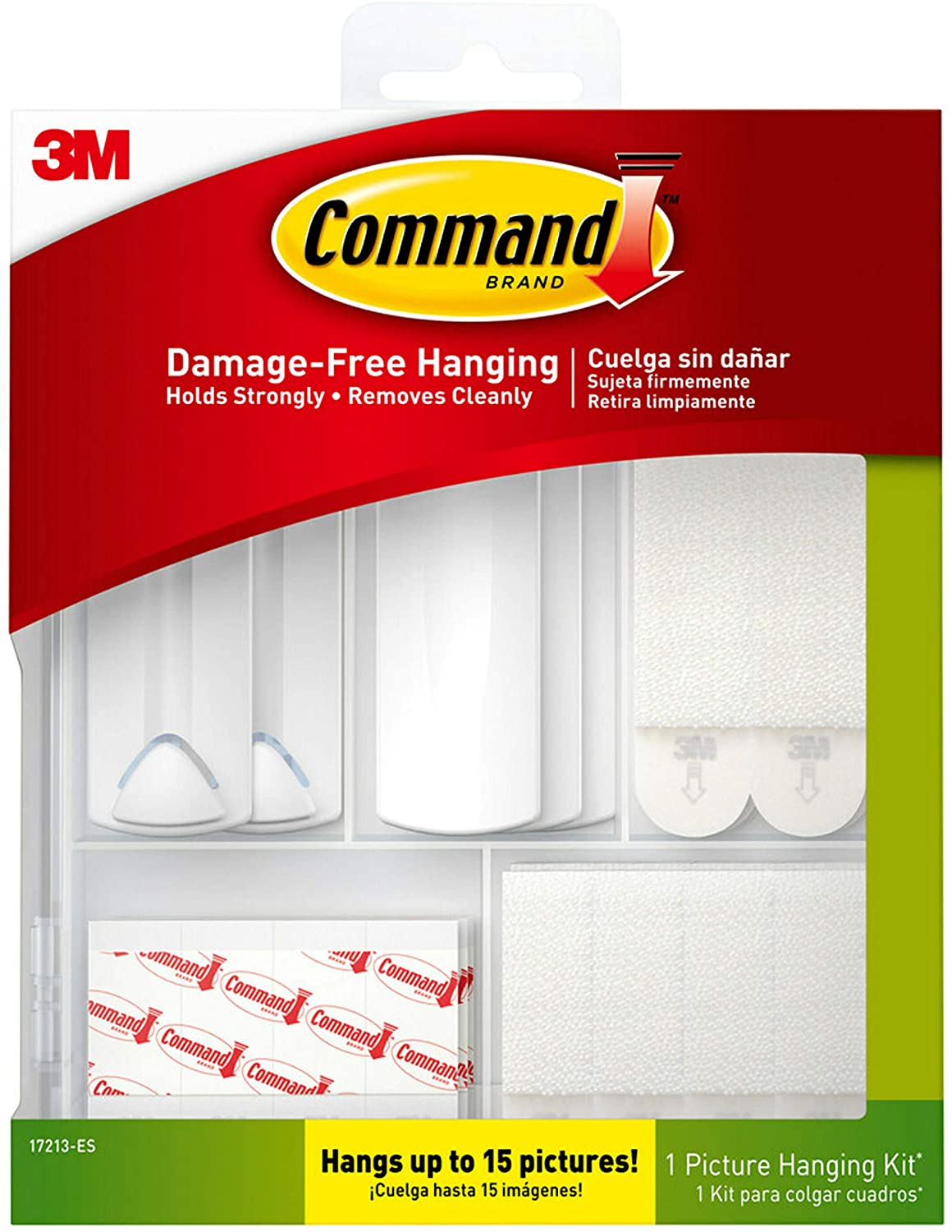 Command Picture Hanging Kit. Indoor Use. Hangs up to 15 Pictures