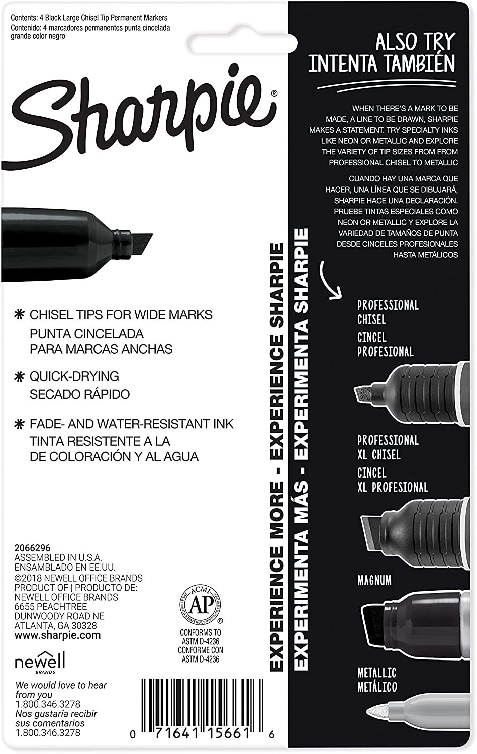 Sharpie Box of 12 Sharpie Pro King Size Chisel Tip Permanent Markers