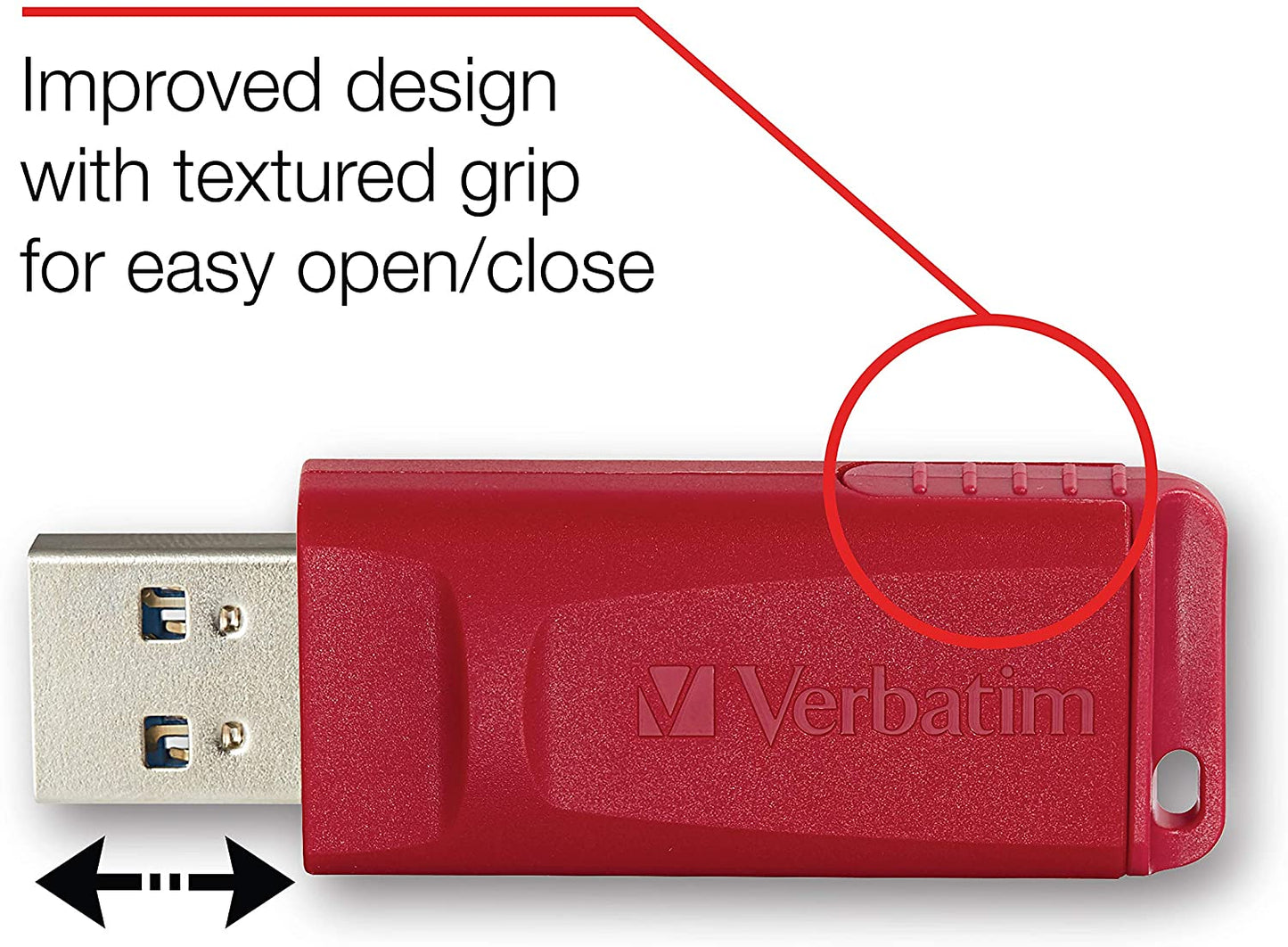 Verbatim 32GB Store 'n' Go USB Flash Drive - PC / Mac Compatible - Red