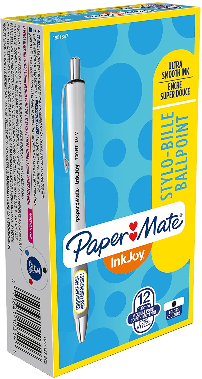 Paper Mate 1945925 InkJoy 300RT Retractable Ballpoint Pens. Medium Point