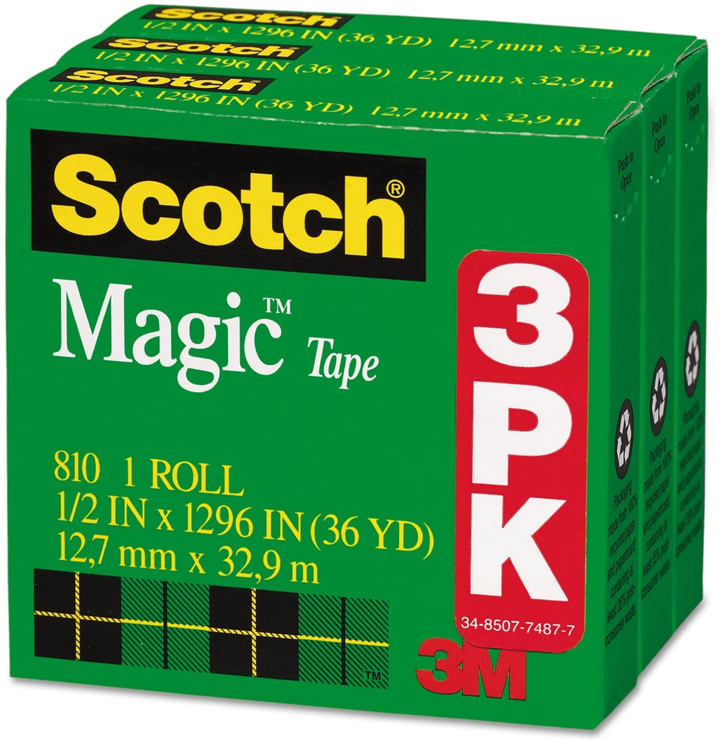 MMM810H3 - Scotch Magic Tape Refill