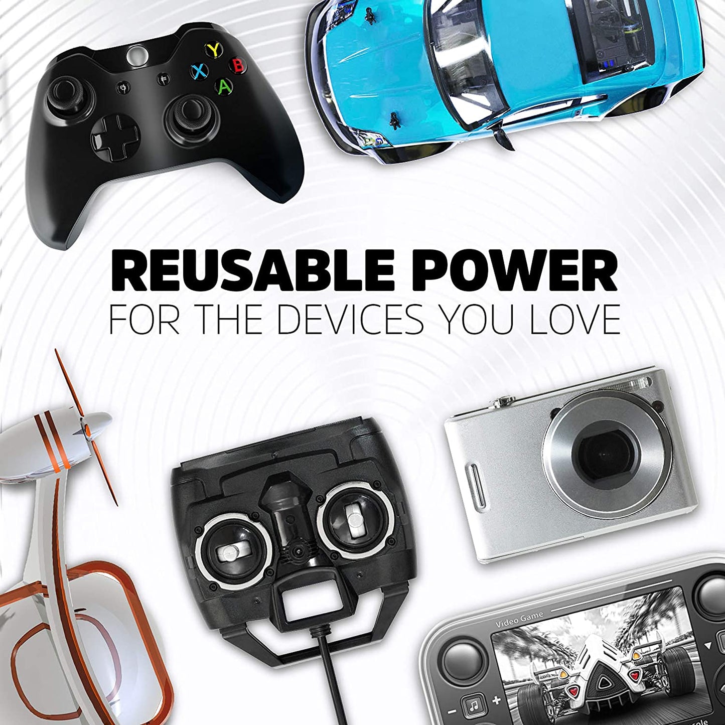 Energizer Rechargeable AA Batteries, NiMH, 2300 mAh, Pre-Charged, 4 count (Recharge Power Plus)