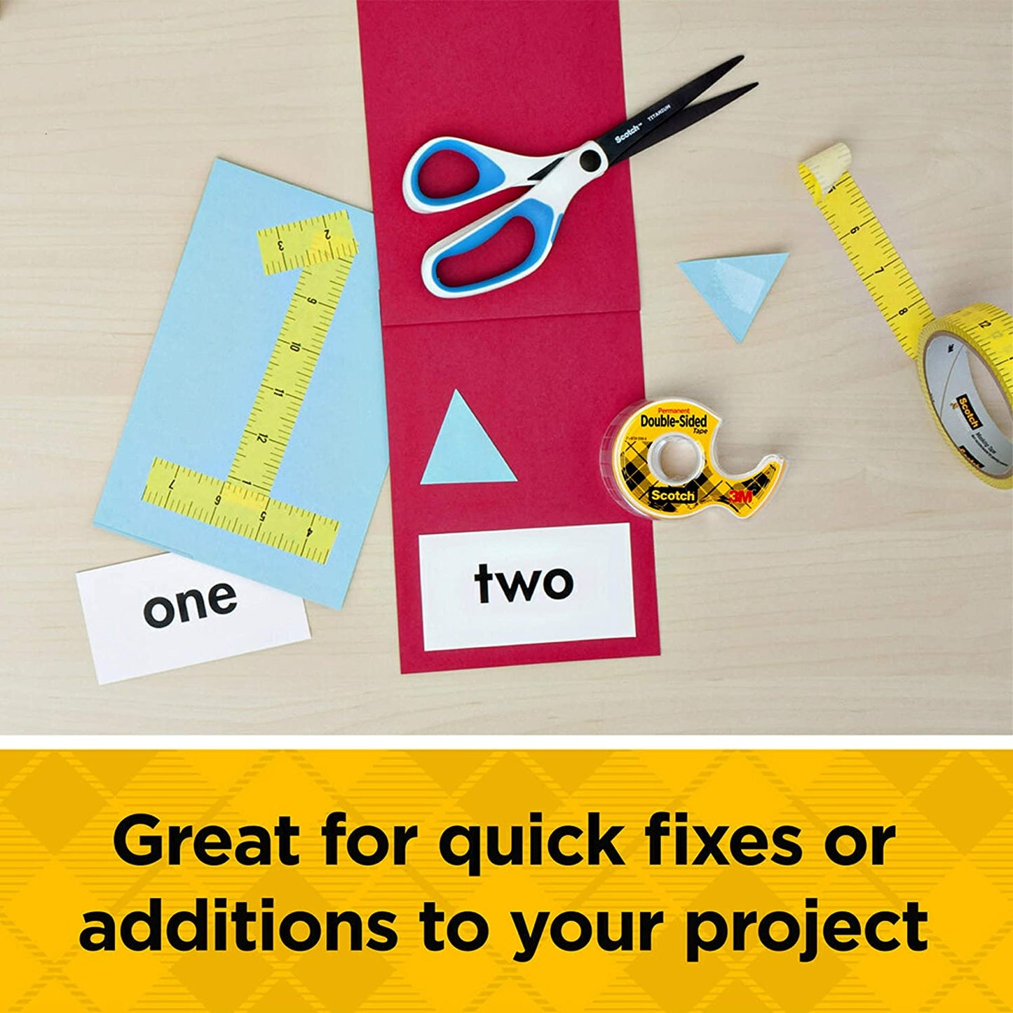 Scotch Double Sided Tape. 3/4 in x 400 in. 1 Dispenser/Pack (667)