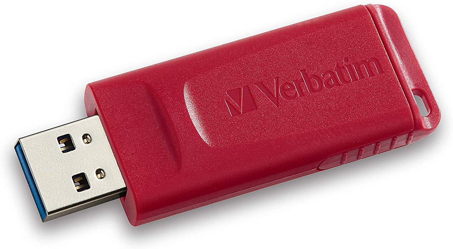 Verbatim 32GB Store 'n' Go USB Flash Drive - PC / Mac Compatible - Red