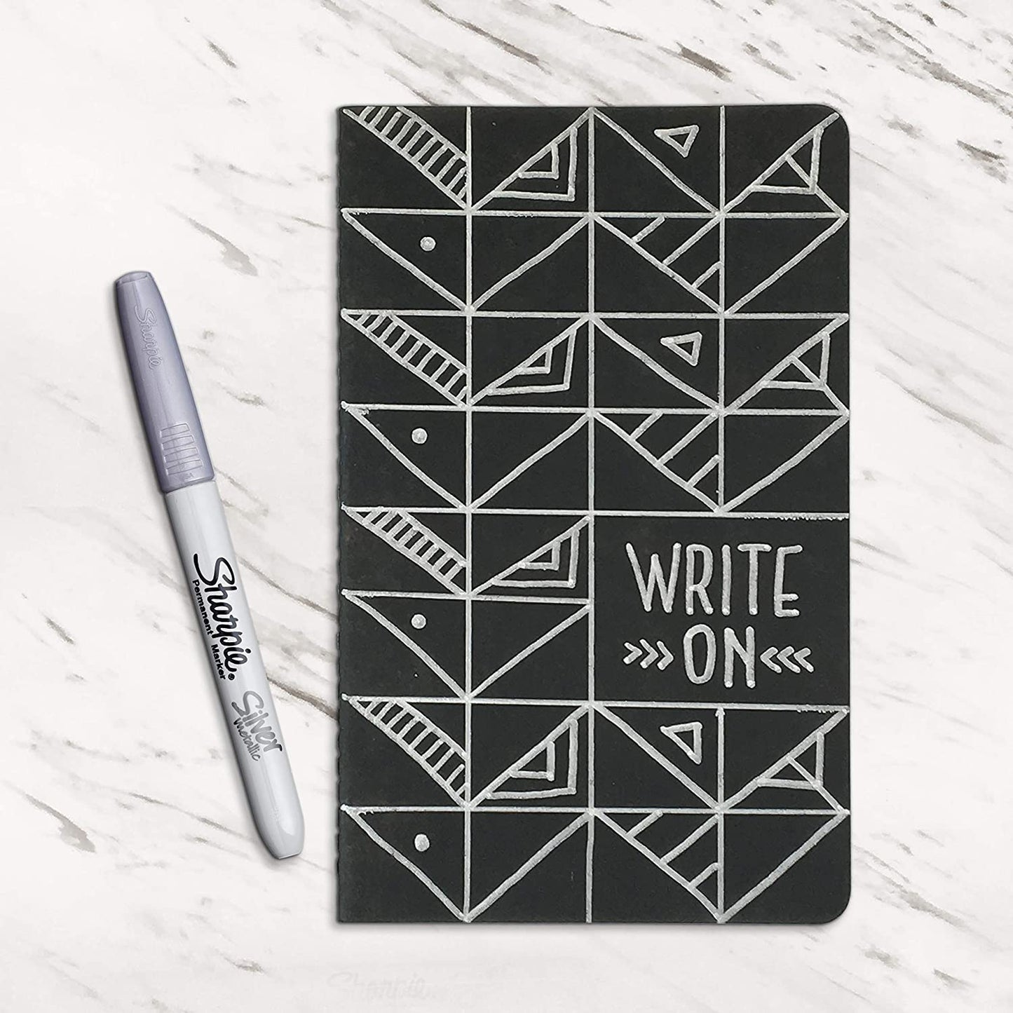 Sharpie Metallic Permanent Markers, Fine Point, Assorted Metallic, 36 Count