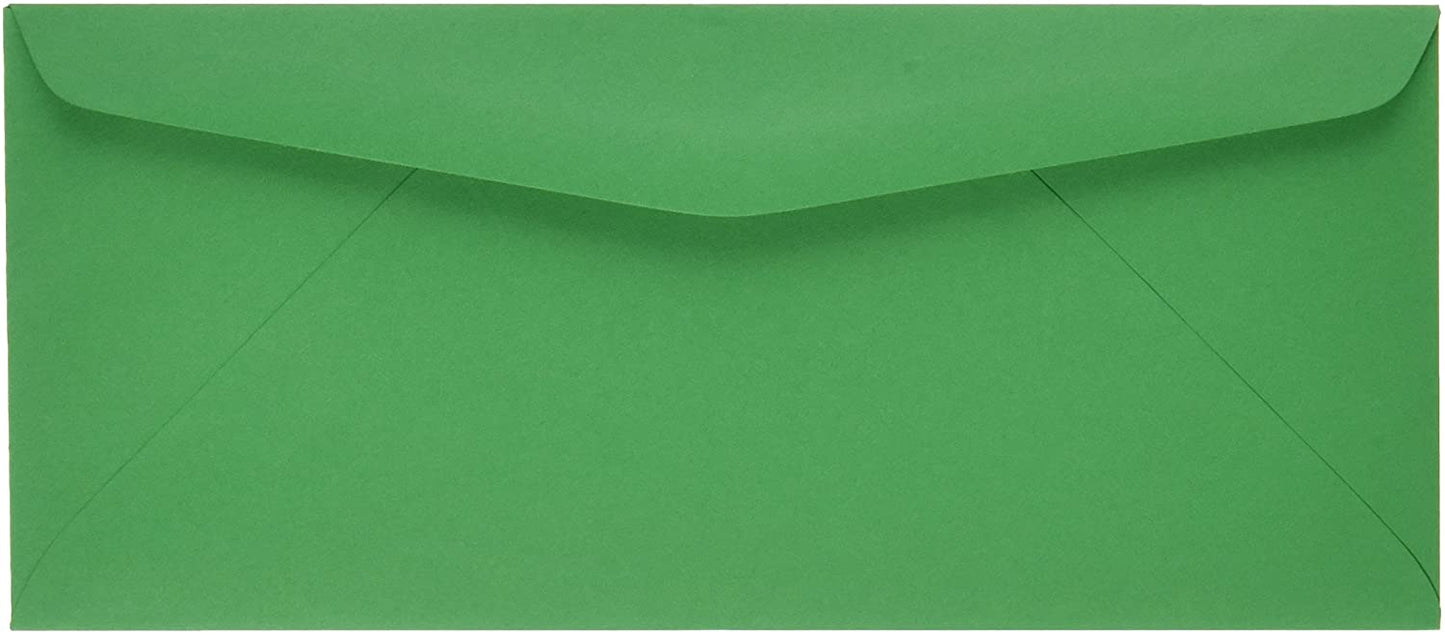 Quality Park Colored Envelope, Traditional, #10, Green, 25 per Pack (11135)