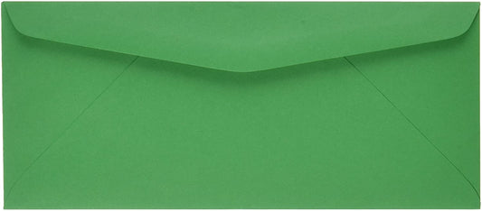 Quality Park Colored Envelope, Traditional, #10, Green, 25 per Pack (11135)