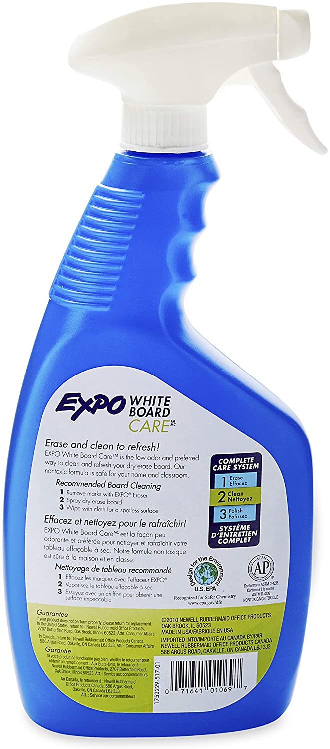 EXPO 1752229 Dry Erase Surface Cleaner 22oz Bottle (1)
