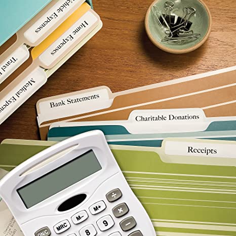 Avery File Folder Labels with TrueBlock Technology, Permanent Adhesive, 2/3" x 3-7/16", Laser/Inkjet, 2-Pack, 1,500 Labels Total (38366)