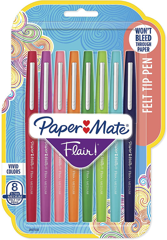 Paper Mate Flair Felt Tip Pens Assorted Colors